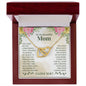 Mom Heart Necklace-You are an amazing influence | Custom Heart Design