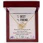 Best friend Heart Necklace-You make me smile | Custom Heart Design