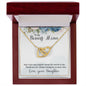 Mom Heart Necklace-You are my world | Custom Heart Design