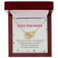 Mom Heart Necklace-Joy in your smile | Custom Heart Design