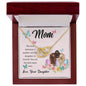 Mom & Daughter Heart Necklace -Forever love | Custom Heart Design