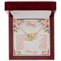 Mom Heart Necklace-You gave me confidence | Custom Heart Design