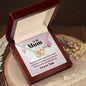 Mom Heart Necklace-There's no better friend than you | Custom Heart Design