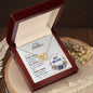 Mom Heart Necklace-Just breathe | Custom Heart Design