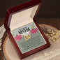Mom Heart Necklace-The gift of you | Custom Heart Design