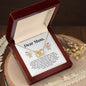 Mom Heart Necklace, From Son-Joy and tears | Custom Heart Design