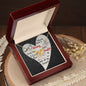 Daughter Necklace, Heart Necklace for Daughter-All my heart | Custom Heart Design