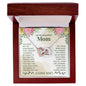 Mom Heart Necklace-You are an amazing influence | Custom Heart Design