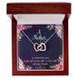 Mom Heart Necklace-Laugh, dream, love | Custom Heart Design