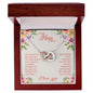 Mom Heart Necklace-You gave me confidence | Custom Heart Design