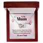 Mom Heart Necklace-There's no better friend than you | Custom Heart Design