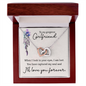 Girlfriend Heart Necklace, Interlocking Hearts Necklace for Girlfriend | Custom Heart Necklace