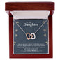 Daughter Necklace, Heart Necklace for Daughter from Mom-Pride & Joy | Custom Heart Design