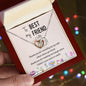 Best friend Heart Necklace-You make me smile | Custom Heart Design