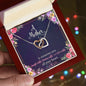 Mom Heart Necklace-Laugh, dream, love | Custom Heart Design