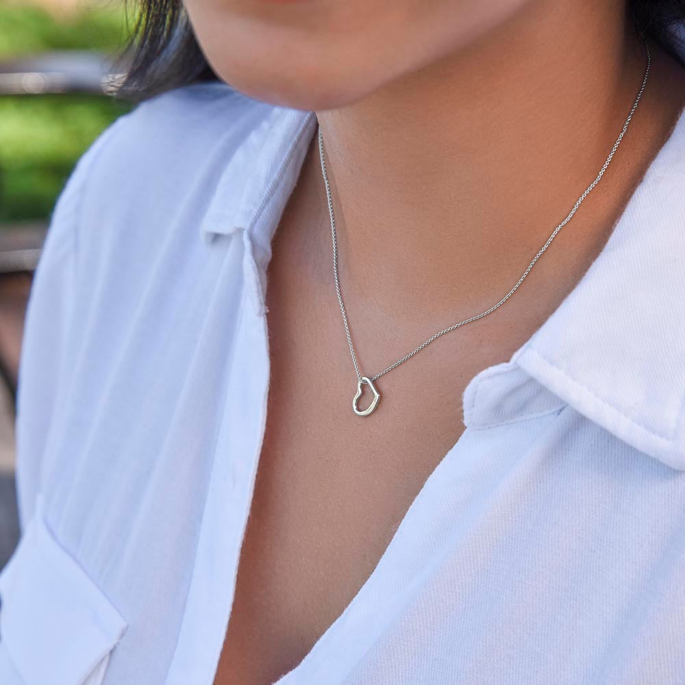 Daughter Necklace, Bride Necklace, Heart Necklace for Daughter | Custom Heart Design