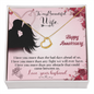 Wife Anniversary Necklace, Jewelry for Wife | Custom Heart Design