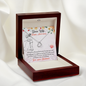 Wife Anniversary Necklace, Delicate Heart Necklace for Wife | Custom Heart Design