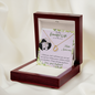 Wife Anniversary Necklace, Heart Necklace for Wife | Custom Heart Design