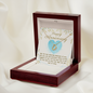 Wife Anniversary Necklace, Delicate Heart Necklace for Wife | Custom Heart Design