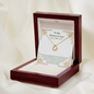 Delicate Heart Necklace for Mother In law | Custom Heart Design