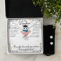 Daughter Graduation Pendant and Earring Set | Custom Heart Design