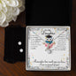 Daughter Graduation Pendant and Earring Set | Custom Heart Design