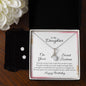 Daughter Birthday Pendant and Earring Set-Sweet Sixteen | Custom Heart Design