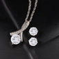 Daughter Birthday Pendant and Earring Set-Sweet Sixteen | Custom Heart Design