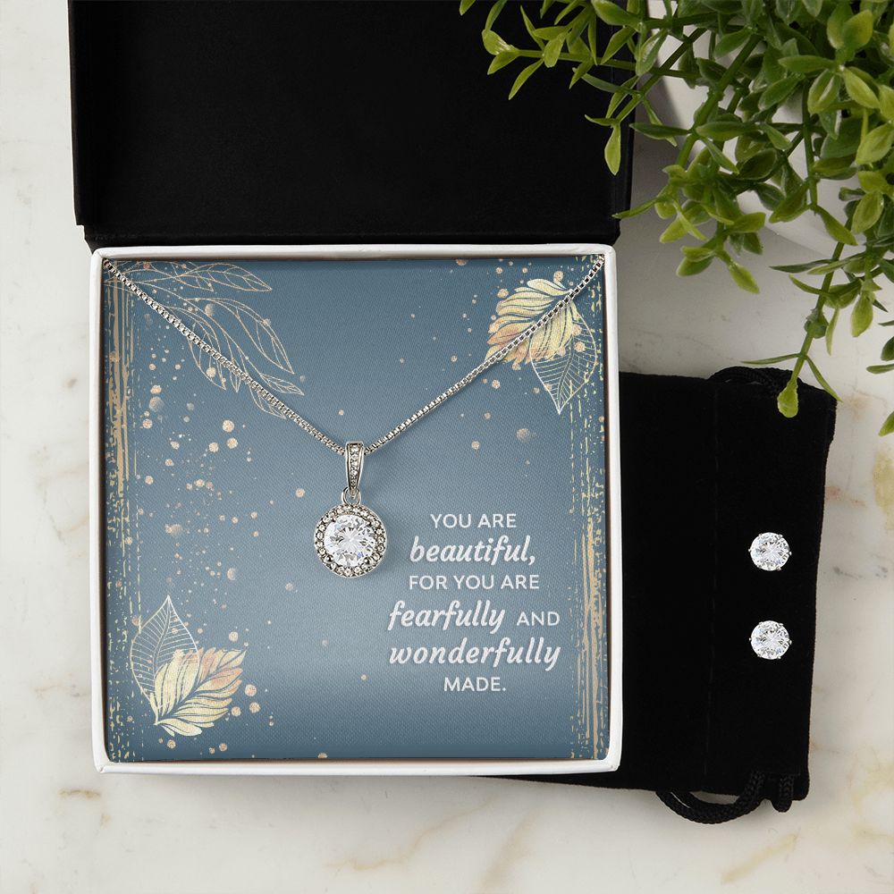 Girlfriend Necklace and Earring Set, Girlfriend Jewelry Gift Set