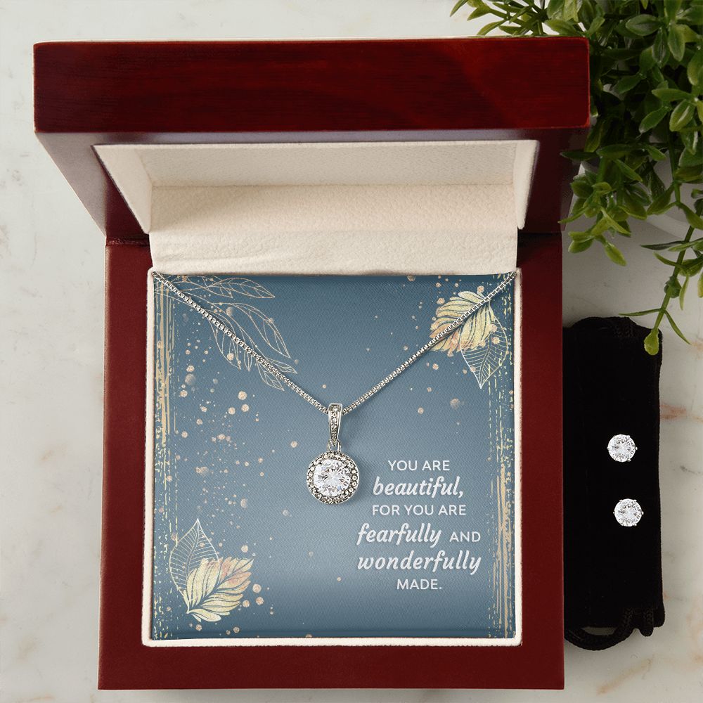 Girlfriend Necklace and Earring Set, Girlfriend Jewelry Gift Set