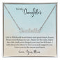 Daughter Name Necklace-Dance in the rain | Custom Heart Design