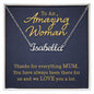 Custom Name Necklace-To An Amazing Women | Custom Heart Design