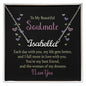 Soulmate Name Necklace-Each day with you | Custom Heart Design