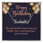 Happy Birthday Custom Name Necklace | Custom Heart Design