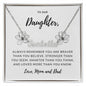 Daughter Name Necklace | Custom Heart Design