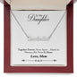 Daughter Name Necklace, From Mom-Together forever | Custom Heart Design