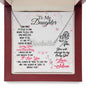 Daughter Name Necklace, From Mom-Loving and Breathing | Custom Heart Design