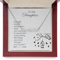 Daughter Name Necklace | Custom Heart Design