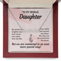 Bonus Daughter Name Necklace-Your smile warms my heart | Custom Heart Design