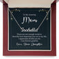 Mom Name Necklace, From Daughter-Forever grateful | Custom Heart Design