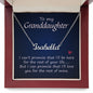 Granddaughter Name Necklace-For the rest of your life | Custom Heart Design