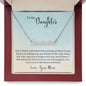 Daughter Name Necklace-Dance in the rain | Custom Heart Design