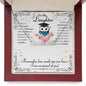 Daughter Graduation Name Necklace | Custom Heart Design