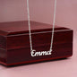 Sister Custom Name Necklace-Love you to the moon and back! | Custom Heart Design