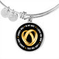 Wedding Band Bangle - Custom Heart Design