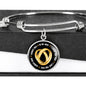 Wedding Band Bangle - Custom Heart Design