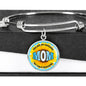 *Sunshine Mom Bangle - Custom Heart Design