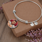 Tom Brady Seven Rings Bangle - Custom Heart Design
