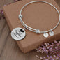 A precious daughter you will always be-Bangle - Custom Heart Design